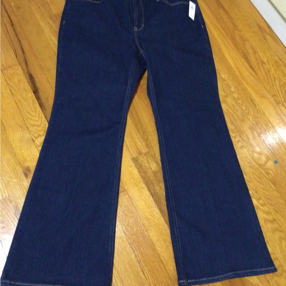 Old Navy Indigo Wide Leg Jeans - Picture 2 of 6